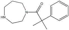 1-(1,4-diazepan-1-yl)-2-methyl-2-phenylpropan-1-one Struktur