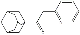 1-(adamantan-1-yl)-2-(pyridin-2-yl)ethan-1-one Struktur