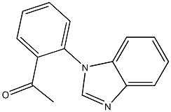1-[2-(1H-1,3-benzodiazol-1-yl)phenyl]ethan-1-one Struktur