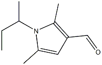 1-sec-butyl-2,5-dimethyl-1H-pyrrole-3-carbaldehyde Struktur