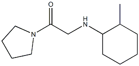 2-[(2-methylcyclohexyl)amino]-1-(pyrrolidin-1-yl)ethan-1-one Struktur