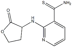 2-[(2-oxooxolan-3-yl)amino]pyridine-3-carbothioamide Struktur