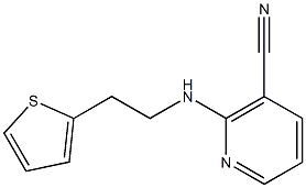 2-[(2-thien-2-ylethyl)amino]nicotinonitrile Struktur