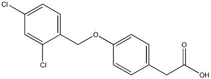 2-{4-[(2,4-dichlorophenyl)methoxy]phenyl}acetic acid Struktur