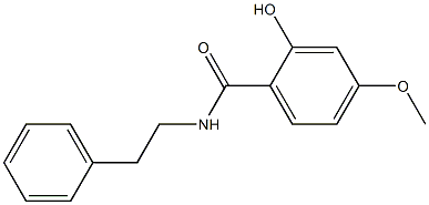 2-hydroxy-4-methoxy-N-(2-phenylethyl)benzamide Structure