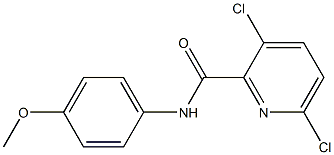 3,6-dichloro-N-(4-methoxyphenyl)pyridine-2-carboxamide Structure