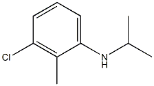 3-chloro-2-methyl-N-(propan-2-yl)aniline Struktur