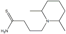 4-(2,6-dimethylpiperidin-1-yl)butanethioamide Struktur