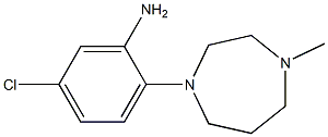 5-chloro-2-(4-methyl-1,4-diazepan-1-yl)aniline Structure