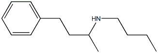 butyl(4-phenylbutan-2-yl)amine Struktur