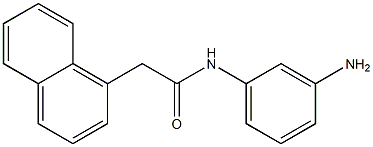 N-(3-aminophenyl)-2-(naphthalen-1-yl)acetamide Struktur