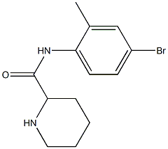 N-(4-bromo-2-methylphenyl)piperidine-2-carboxamide Struktur