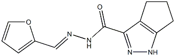 N'-(2-furylmethylene)-1,4,5,6-tetrahydrocyclopenta[c]pyrazole-3-carbohydrazide Structure