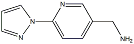 [6-(1H-Pyrazol-1-yl)pyridin-3-yl]methylamine ,97% Struktur