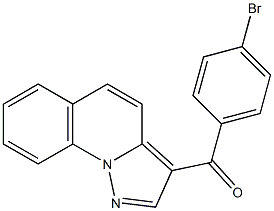 3-(4-Bromobenzoyl)pyrazolo[1,5-a]quinoline Structure