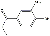 3'-Amino-4'-hydroxypropiophenone Struktur