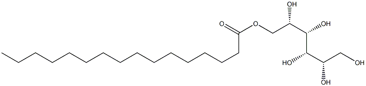 L-Mannitol 6-hexadecanoate Struktur