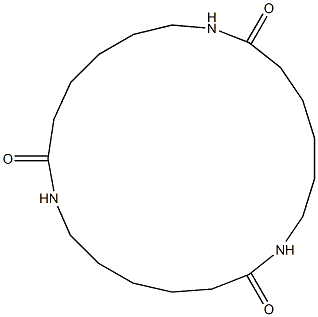 1,8,15-Triazacyclohenicosane-2,9,16-trione Struktur