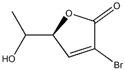 3-Bromo-5-[(S)-1-hydroxyethyl]furan-2(5H)-one Structure