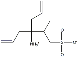 Methyldiallyl(3-sulfonatopropyl) ammonium Struktur