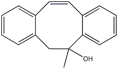 5-Methyl-5,6-dihydrodibenzo[a,e]cycloocten-5-ol Struktur