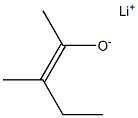 Lithium(Z)-3-methyl-2-pentene-2-olate Struktur