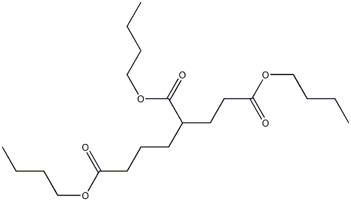 1,3,6-Hexanetricarboxylic acid tributyl ester Struktur