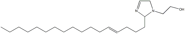 2-(4-Heptadecenyl)-3-imidazoline-1-ethanol Struktur