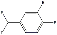 1-bromo-5-difluoromethyl-2-fluorobenzene Struktur