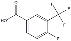 3-(TRIFLUOROMETHYL)-4-FLUOROBENZOIC ACID Struktur