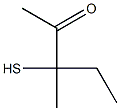3-MERCAPTO-3-METHYL-2-PENTANONE Struktur