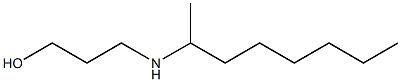 3-(octan-2-ylamino)propan-1-ol Struktur