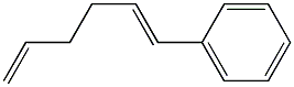 1,5-Hexadienylbenzene. Struktur
