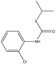 S-ISOPROPYL N-(2-CHLOROPHENYL)THIOLCARBAMATE Struktur