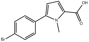 1H-Pyrrole-2-carboxylic acid, 5-(4-bromophenyl)-1-methyl- Structure