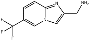 [6-(trifluoromethyl)imidazo[1,2-a]pyridin-2-yl]methanamine, 1020040-65-6, 結(jié)構(gòu)式