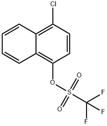 Methanesulfonic acid, 1,1,1-trifluoro-, 4-chloro-1-naphthalenyl ester
