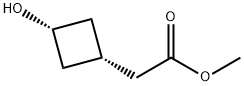 methyl 2-((1s,3s)-3-hydroxycyclobutyl)acetate Struktur