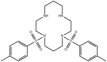 1,11-ditosyl-1,4,8,11-tetraazacyclotetradecane dihydrochloride Struktur