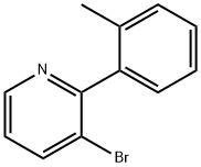 3-Bromo-2-(2-tolyl)pyridine Struktur