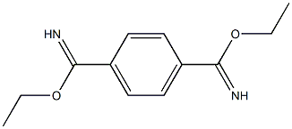 1,4-diethyl benzene-1,4-dicarboximidate Struktur