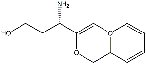 3-(2H,3H-BENZO[3,4-E]1,4-DIOXIN-6-YL)(3S)-3-AMINOPROPAN-1-OL Struktur