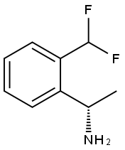 (1S)-1-[2-(DIFLUOROMETHYL)PHENYL]ETHYLAMINE Structure