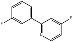4-Fluoro-2-(3-fluorophenyl)pyridine Struktur