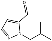 1-(2-methylpropyl)-1H-pyrazole-5-carbaldehyde Struktur