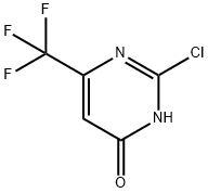2-Chloro-6-(trifluoromethyl)pyrimidin-4-ol Struktur