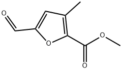 methyl 5-formyl-3-methylfuran-2-carboxylate Struktur