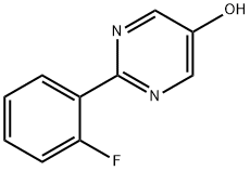 5-Hydroxy-2-(2-fluorophenyl)pyrimidine Struktur
