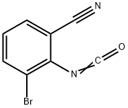 3-bromo-2-isocyanatobenzonitrile Structure
