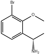 (1S)-1-(3-BROMO-2-METHOXYPHENYL)ETHYLAMINE Structure